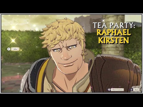 Fire Emblem: Three Houses - Raphael Kirsten Tea Party Event | Post-Time Skip | Nintendo Switch