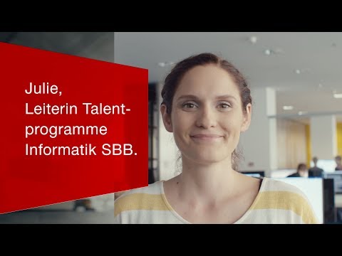 Julie, Leiterin Talentprogramme Informatik SBB.