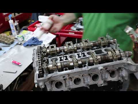Putting cylinder head on VW/Audi 1.8T engine