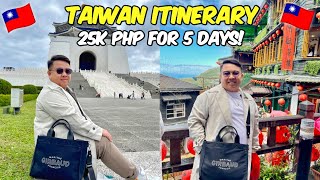 TAIWAN Budget &amp;amp; Itinerary 25K PHP for 5 DAYS! 🇹🇼 | JM Banquicio