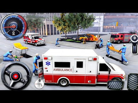 Ambulance Rescue City Driving 3D - 911 Rescue Emargency Van Simulator - Android Gameplay part-4