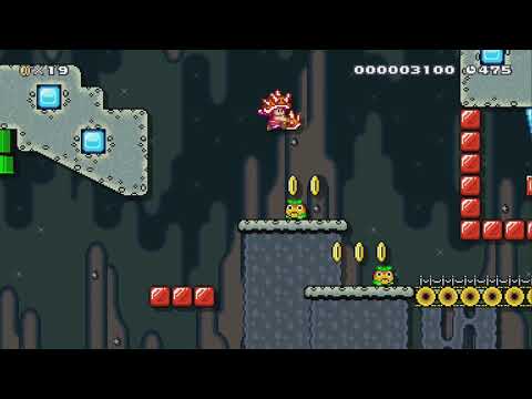 SnowBound: Icicle Meltdown by AechVR - Super Mario Maker 2 - No Commentary 1bw
