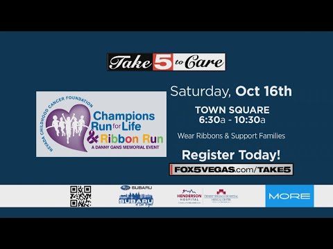 TAKE 5 TO CARE: NVCCF Champion Run for Life & Riibbon Run