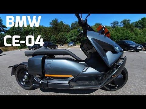 BMW CE 04 Elektroroller Probefahrt