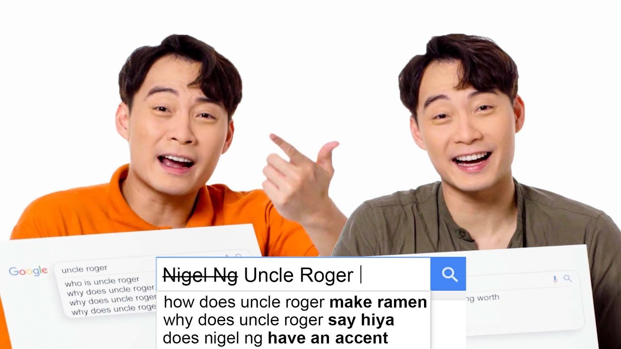 Nigel Ng & Uncle Roger Answer the Web's Most Searched Questions | WIRED