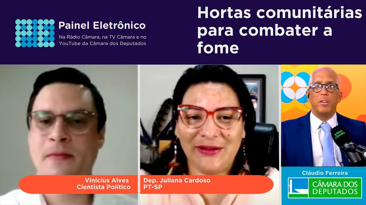 Deputada defende hortas comunitárias como ferramenta para combater a fome - 23/20 #paineleletrônico