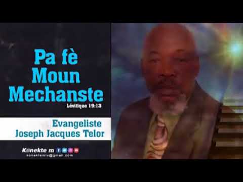 Pa fé moun mechanste pasteur telor