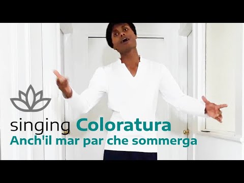 Singing Cecilia Bartoli : "Anch'il mar par che sommerga" Vivaldi | New Male Classical Opera Singers