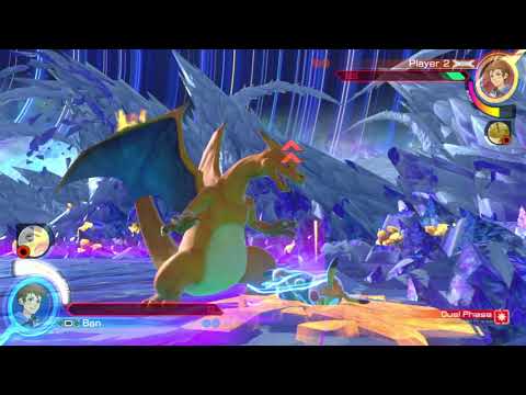 Pokken Touramanet DX Pikachu Libre vs Charizard
