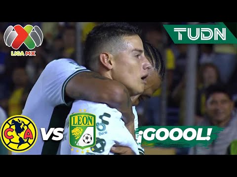 JAMES APPEARS! León scores and equalizes | América 1-1 León | Liga MX - CL2025 J9 | TUDN