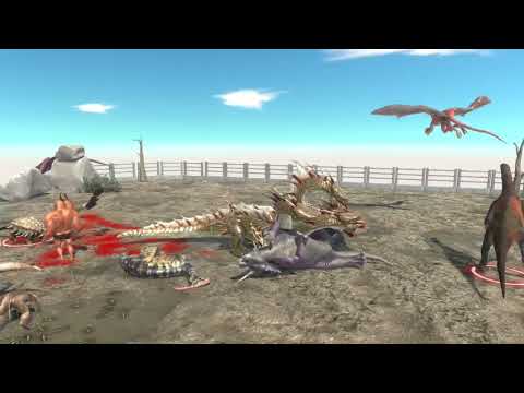 army vs army tournament | Fantasy vs Ancient Humans, Herbivore Dinosaurs | animal battle simulation