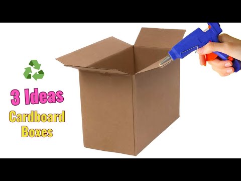 Save money, make it yourself! Get ideas from cardboard boxes, DIY style!