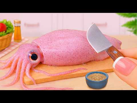 Little Seafood Recipe 🦑 How to Make Squid Noodles in Sweet Chili Sauce