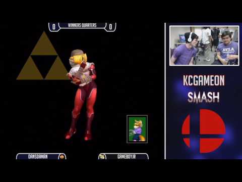 KCGameOn SSBM - Dansdaman (Sheik) Vs. GameboyJR (Fox) Winners Quarters