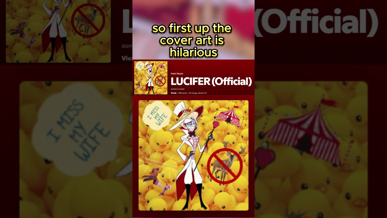 Vivziepop REVEALS Lucifer's Official Hazbin Hotel Spotify Playlist