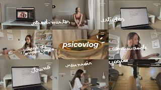 uma semana na minha rotina como psi online: atendimentos, organização, estudos | Sarah Cidrack