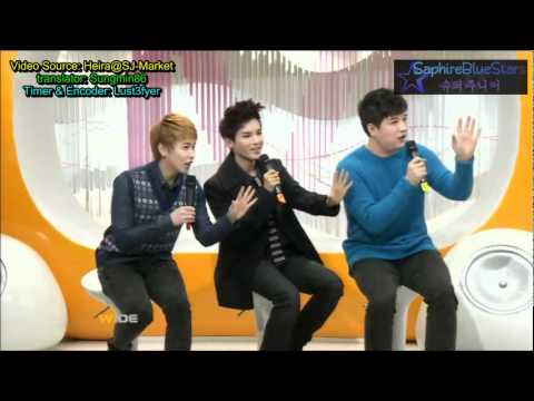[ENG] 111207 MNET WIDE (Open Studio) - Super Junior 2-3