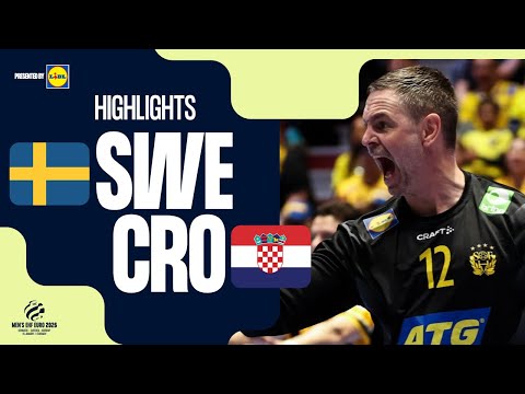 Sweden vs Croatia | Highlights | Men's EHF EURO 2026