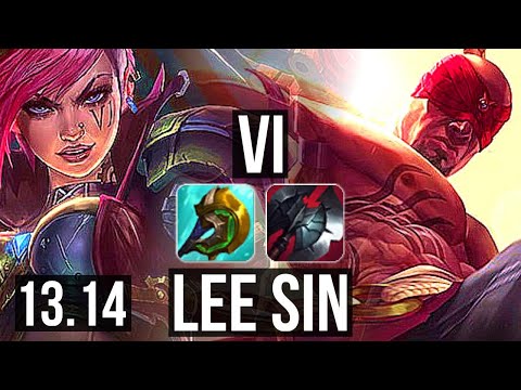 VI vs LEE SIN (JNG) | 10/0/9, 5.8M mastery, 2000+ games, Legendary | KR Diamond | 13.14