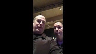 Madison Rising during sound check