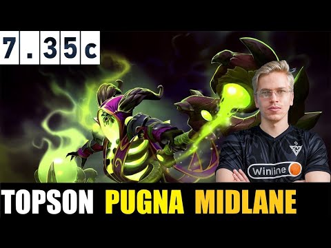 🔥TOPSON [PUGNA] MID 7.35C - DOTA 2 HIGHEST MMR MATCH #dota2     #dota2gameplay   #topson