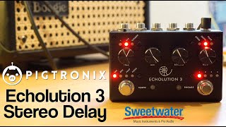 Video thumbnail for Pigtronix Echolution 3 Stereo Multi-Tap Delay by Pedal of the Day
