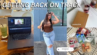 GETTING OUT OF A SLUMP! Productivity, Healthy Habits, Realistic Motivation & Staying Disciplined!