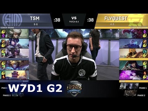 TSM vs FlyQuest | Week 7 Day 1 of S8 NA LCS Spring 2018 | TSM vs FLY W7D1 G2