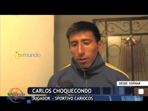 Entrevistas - Alto Huarca 1 - 1 Sportivo Cariocos - Tvmundo Deportes 2014