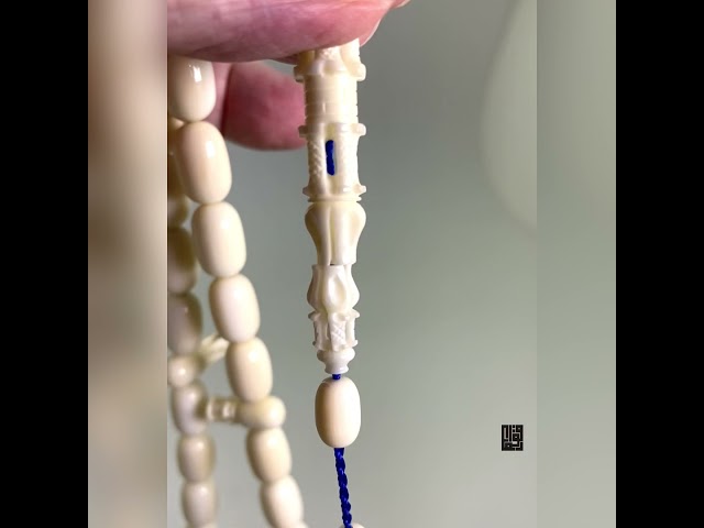 قوافل سبحة من عاج الفقمة الطبيعي Seal0002