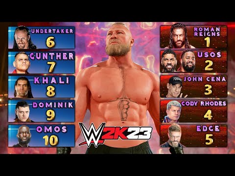 WWE 2K23 Live Stream - Can Brock Lesnar Beat Fail Game Tower In WWE 2K23