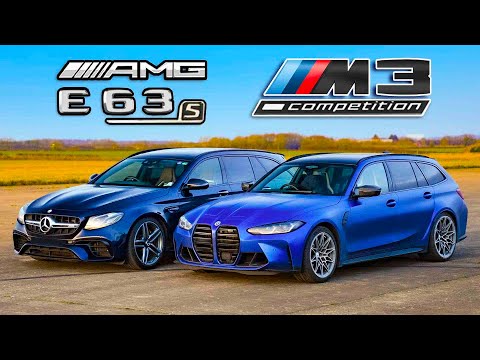 BMW M3 Touring vs AMG E63 S Estate: ARRANCONES