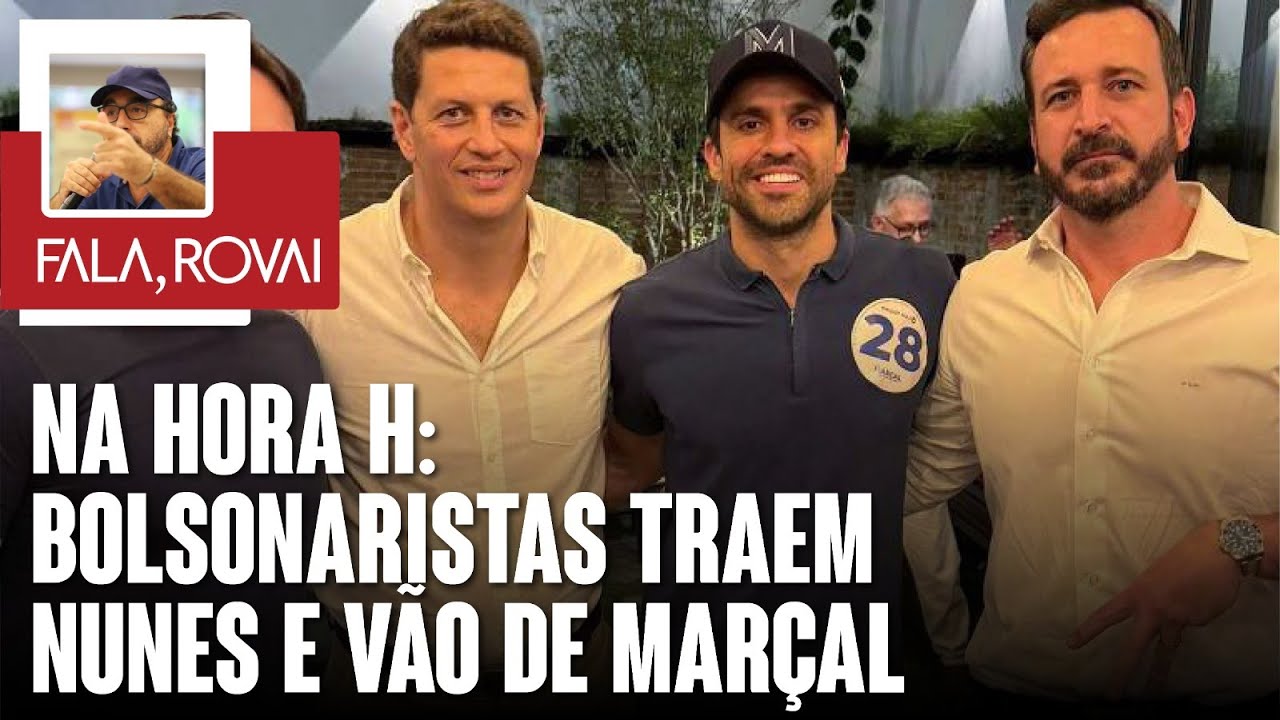 NA HORA H: BOLSONARISTAS TRAEM NUNES E VÃO DE MARÇAL