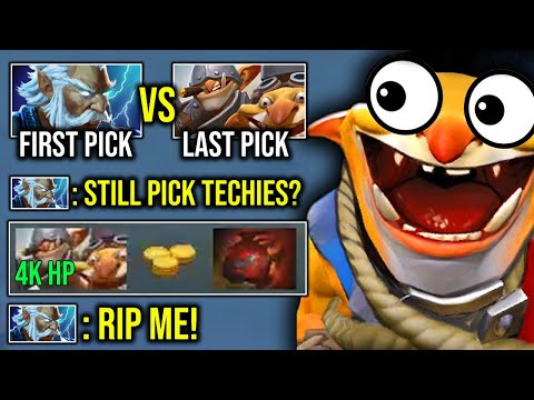 If Zeus is techies counter - How about this game? WTF Heart techies 4K HP!!