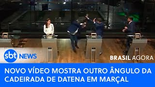 🔴Brasil Agora: Novo vídeo mostra outro ângulo da cadeirada de Datena em Marçal