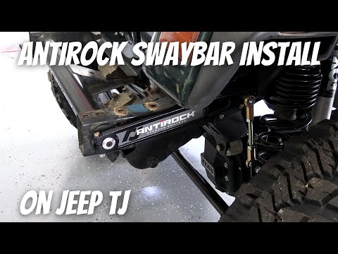 Antirock swaybar install on Jeep TJ