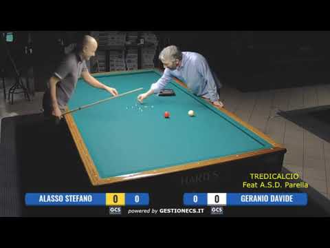 ALASSO vs GERANIO - SFIDA  BILIARDO A TUTTI DOPPI