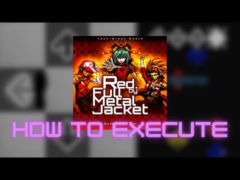 【DDR WORLD】Red. by Full Metal Jacket CSP Lvl. 17 - How to execute