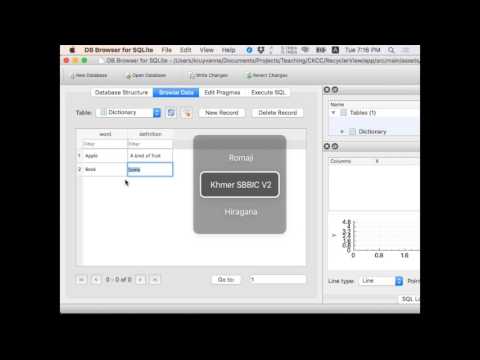 Android: Working with SQLite and RecyclerView (Khmer Language)