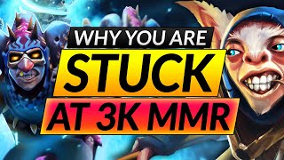 Why You Are HARDSTUCK at LOW MMR - INSANE MEEPO ANALysis  - Dota 2 Pro Tips Guide