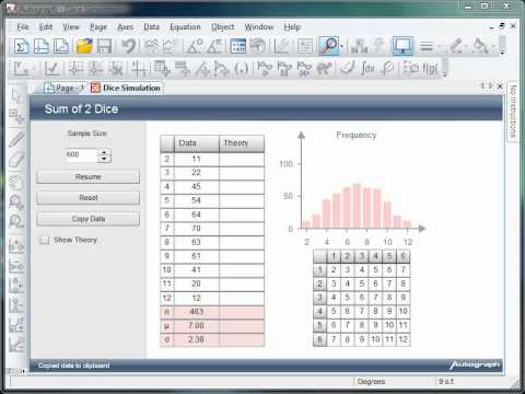 Mr Barton's Autograph Video 37 - Extras - Dice Simulation