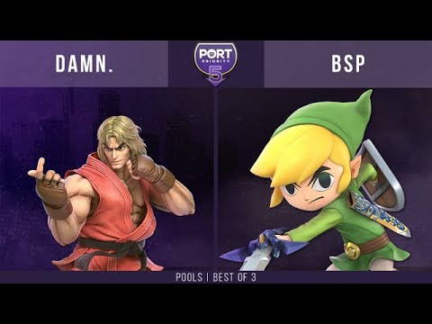 Port Priority 5 - DAMN. (Ken) vs. BSP (Toon Link) - Pools