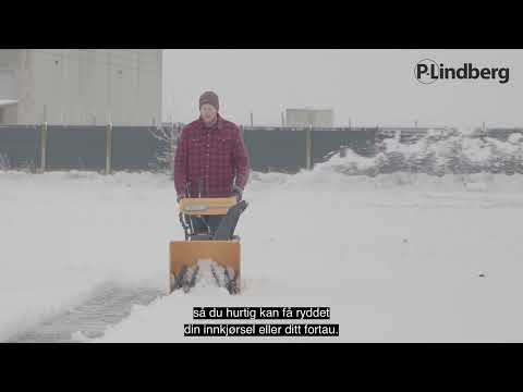 Snøfreser 61cm arbeidsbredde, 196 cc motor