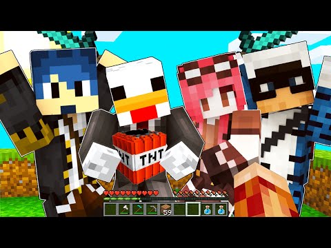 SFIDO TUTTI I MIEI AMICI YOUTUBER SU MINECRAFT ITA!!