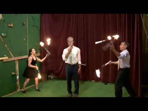 Michael Rosman juggles fire at TI DAY and Gala
