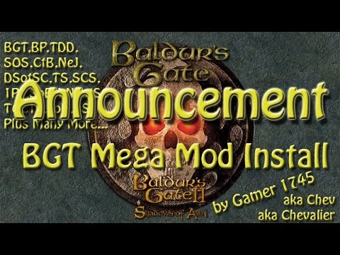 Announcement - Let's Play Baldur's Gate Trilogy Mega Mod