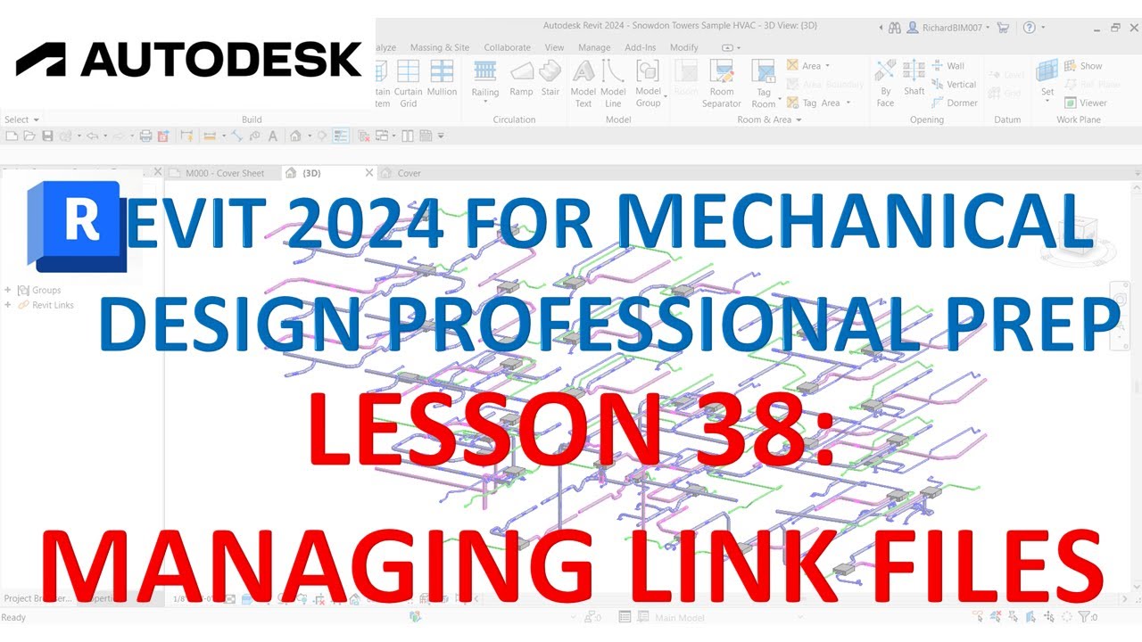 REVIT MECHANICAL DESIGN PROFESSIONAL CERTIFICATION PREP: MANAGE LINK FILES