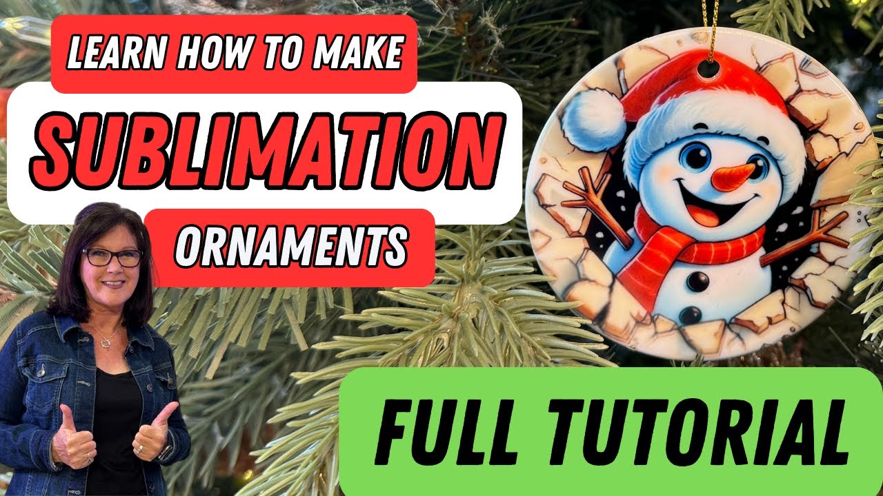Learn How Easy it is to Make Sublimation Ornaments