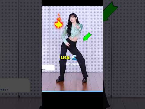 the floor starts shaking when Mentor LISA comes 🥶 || #kpop #lisa #shorts #viral #birdtrend #fyp