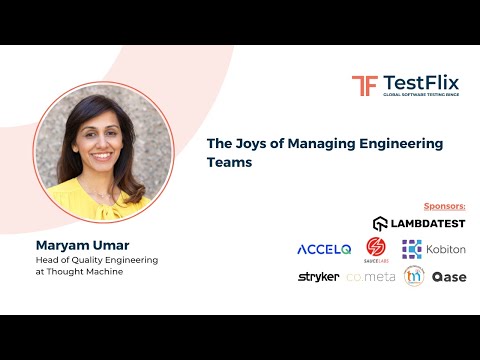 "The Joys of Managing Engineering Teams" by Maryam Umar